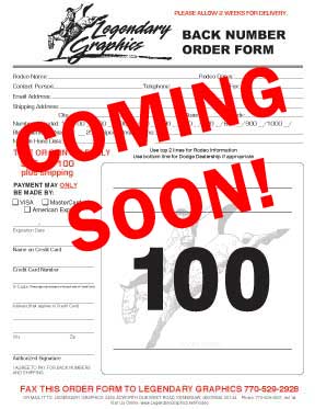 Ram Back Number Order Form